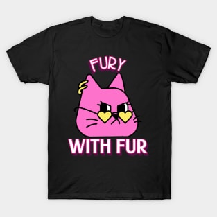 Furry With Fur Cat Funny T-Shirt